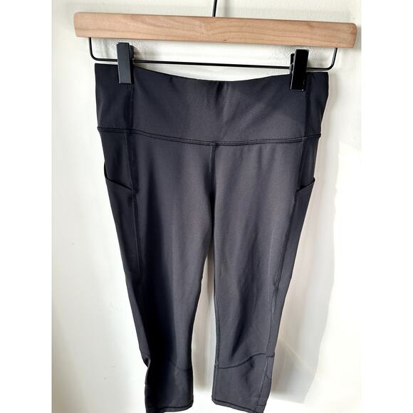 Lululemon Pace Rival High-Rise Crop 22" Size 4 Black - Picture 6 of 7